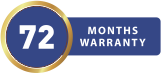 72 months warranty